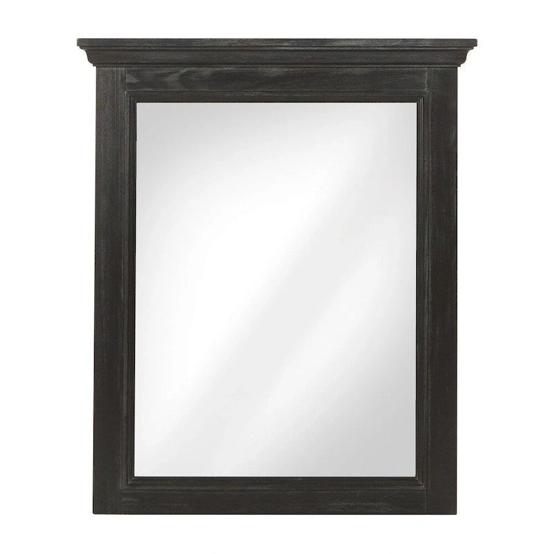 Ensemble de chambre à coucher Farmhouse Basics pour lit king size avec 2 tables de chevet, 1 commode et 1 miroir
