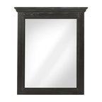 Ensemble de chambre à coucher Farmhouse Basics pour lit king size avec 2 tables de chevet, 1 commode et 1 miroir