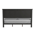 Ensemble de chambre à coucher Farmhouse Basics pour lit king size avec 2 tables de chevet, 1 commode et 1 miroir