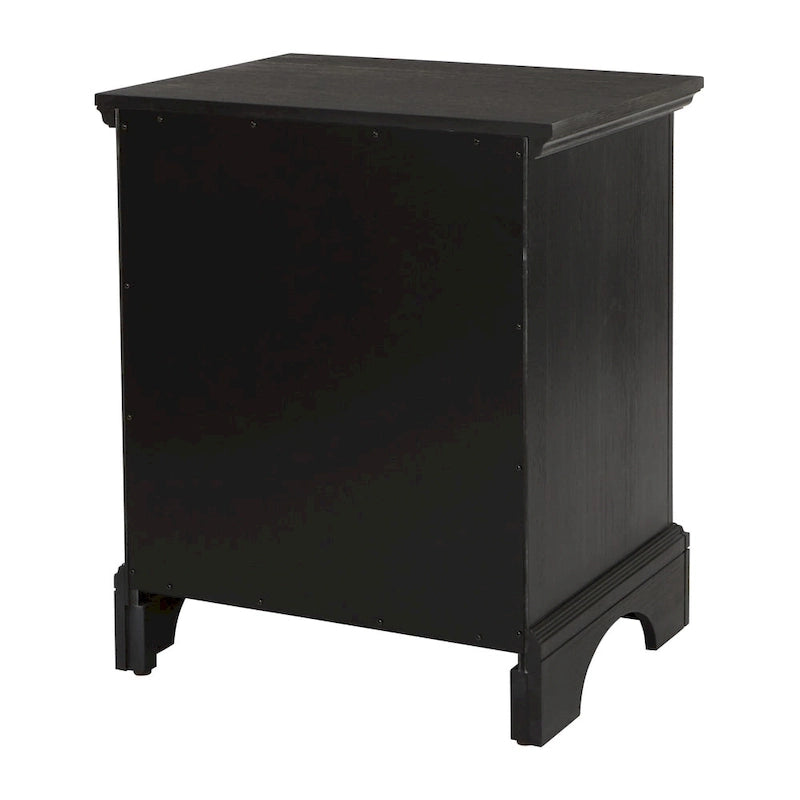 Ensemble de chambre à coucher Farmhouse Basics pour lit king size avec 2 tables de chevet, 1 commode et 1 miroir