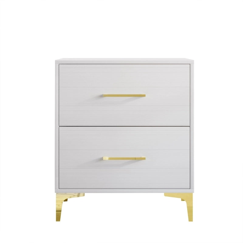 Ensemble de 3 tables de chevet CraftPorch avec lit rembourré en velours