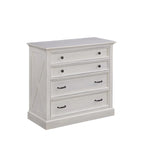 Ensemble lit king size 3 pièces The Gray Barn Riverbone X-detail, table de chevet et commode