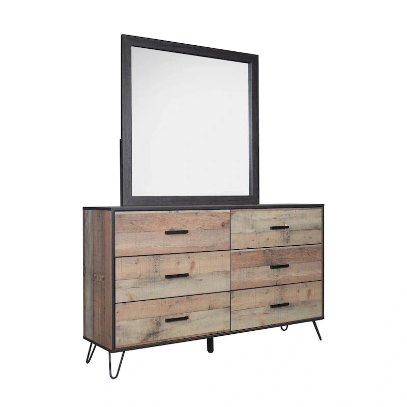 Ensemble de chambre à coucher rustique 5 pièces Slater de New Classic Furniture