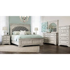 Ensemble de chambre à coucher Steve Silver Havenwood 5 pièces avec panneaux rembourrés