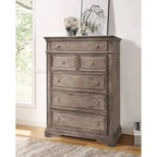 Ensemble de chambre à coucher Steve Silver Havenwood 5 pièces avec panneaux rembourrés