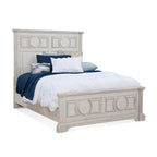 Ensemble de chambre à coucher Bristow blanc antique 6 pièces pour lit king size