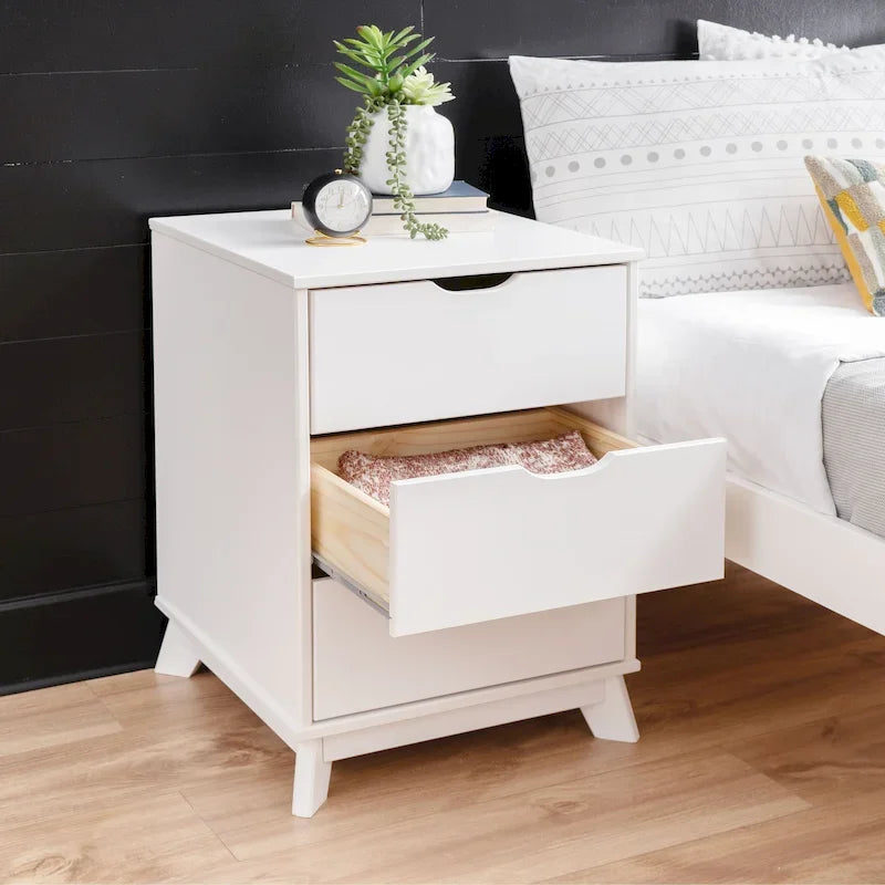 Ensemble de chambre à coucher Purcell 4 pièces avec commode à 6 tiroirs et 2 tables de chevet
