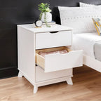 Ensemble de chambre à coucher Purcell 4 pièces avec commode à 6 tiroirs et 2 tables de chevet
