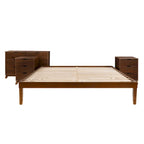 Ensemble de chambre à coucher Purcell 4 pièces avec commode à 6 tiroirs et 2 tables de chevet