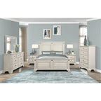 Ensemble de chambre à coucher Roundhill Furniture Renova en bois parchemin vieilli