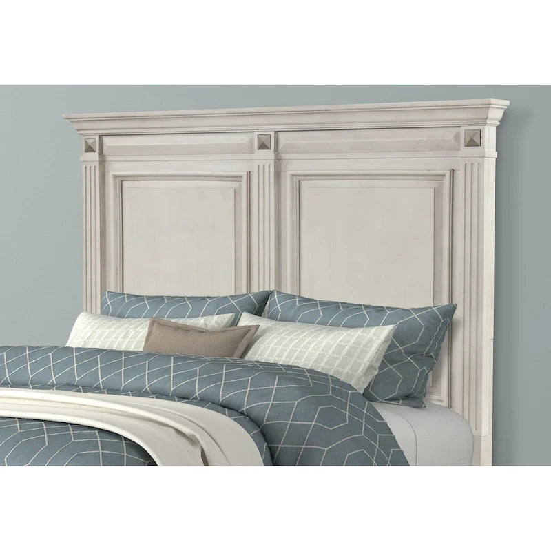 Ensemble de chambre à coucher Roundhill Furniture Renova en bois parchemin vieilli