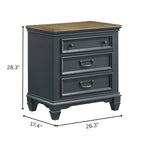 Ensemble de chambre à coucher en bois Clelane de Roundhill Furniture comprenant un lit, une commode, un miroir et une table de chevet
