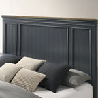 Ensemble de chambre à coucher en bois Clelane de Roundhill Furniture comprenant un lit, une commode, un miroir et une table de chevet