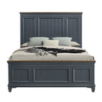 Ensemble de chambre à coucher en bois Clelane de Roundhill Furniture comprenant un lit, une commode, un miroir et une table de chevet