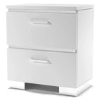 Ensemble de lit Champs Contemporary Queen en bois massif avec rangement et port USB, composé de 3 panneaux, par Furniture of America