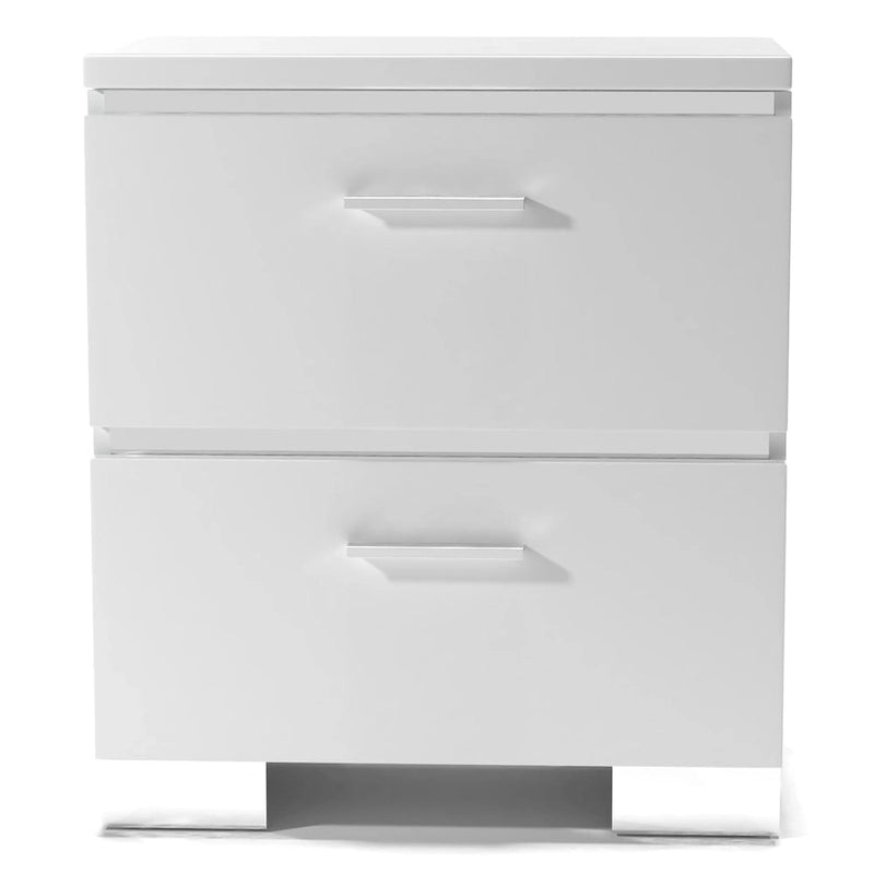 Ensemble de lit Champs Contemporary Queen en bois massif avec rangement et port USB, composé de 3 panneaux, par Furniture of America