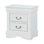 Ensemble de chambre à coucher Lillie 4 pièces blanc style traîneau