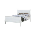 Ensemble de chambre à coucher Lillie 4 pièces blanc style traîneau