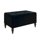 Ensemble de bancs de chambre CraftPorch 2 pièces, lit capitonné à boutons de style transitionnel