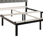 Ensemble de bancs de chambre CraftPorch 2 pièces, lit capitonné à boutons de style transitionnel