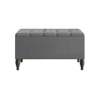 Ensemble de bancs de chambre CraftPorch 2 pièces, lit capitonné à boutons de style transitionnel