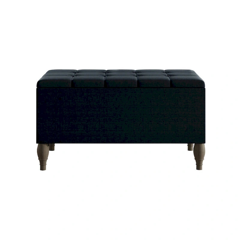 Ensemble de bancs de chambre CraftPorch 2 pièces, lit capitonné à boutons de style transitionnel