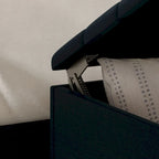 Ensemble de bancs de chambre CraftPorch 2 pièces, lit capitonné à boutons de style transitionnel