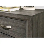 Ensemble de chambre à coucher Roundhill Furniture Stout Panel comprenant lit, commode, miroir et table de chevet