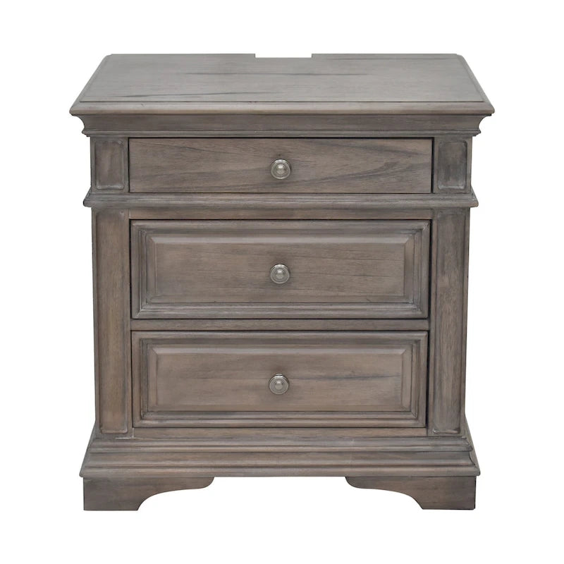 Ensemble de chambre à coucher Steve Silver Havenwood 6 pièces avec panneaux rembourrés