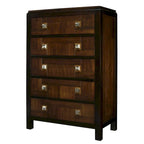 Ensemble de chambre à coucher 3 pièces en bois massif noyer rustique Sigh de Furniture of America