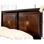 Ensemble de chambre à coucher 3 pièces en bois massif noyer rustique Sigh de Furniture of America