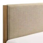 Ensemble de chambre à coucher 3 pièces Roundhill Furniture Vichy, lit plateforme avec deux tables de chevet, Queen