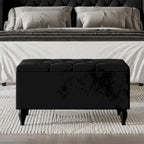Ensemble de bancs de chambre CraftPorch 2 pièces, lit rembourré à oreilles en velours