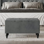 Ensemble de bancs de chambre CraftPorch 2 pièces, lit rembourré à oreilles en velours