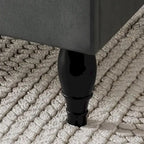 Ensemble de bancs de chambre CraftPorch 2 pièces, lit rembourré à oreilles en velours