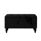 Ensemble de bancs de chambre CraftPorch 2 pièces, lit rembourré à oreilles en velours