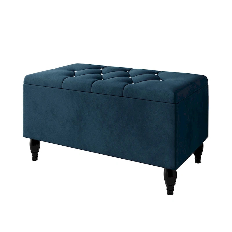 Ensemble de bancs de chambre CraftPorch 2 pièces, lit rembourré à oreilles en velours