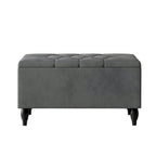 Ensemble de bancs de chambre CraftPorch 2 pièces, lit rembourré à oreilles en velours
