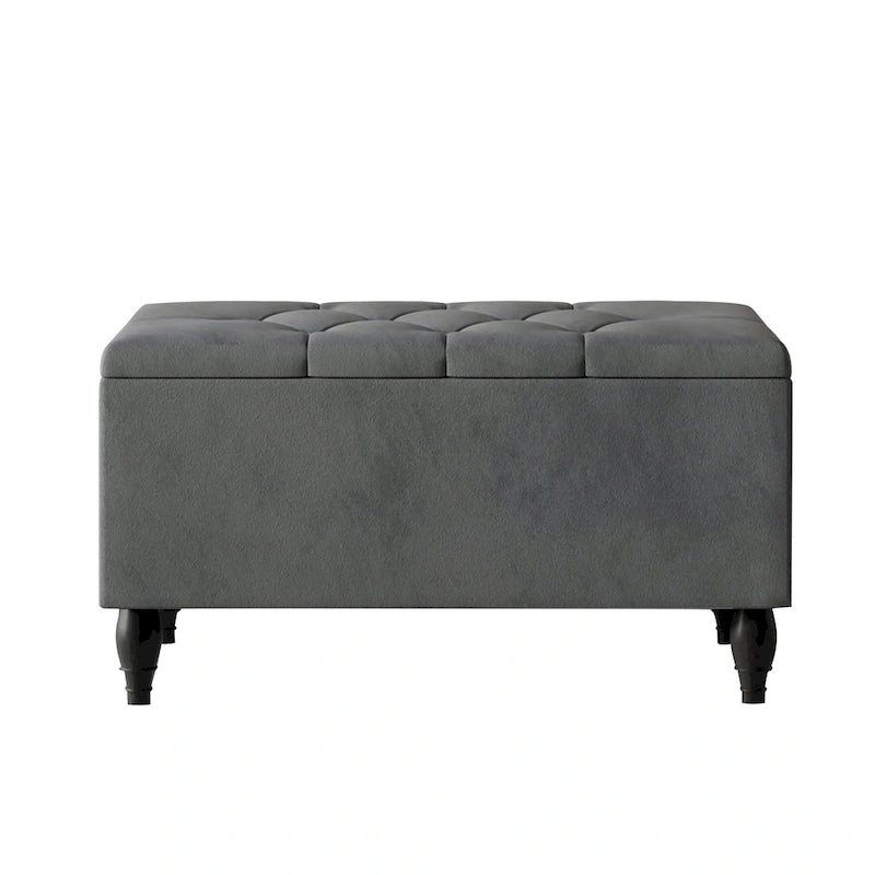 Ensemble de bancs de chambre CraftPorch 2 pièces, lit rembourré à oreilles en velours