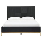 Ensemble de chambre à coucher Elea à chevrons sculptés par iNSPIRE Q Bold