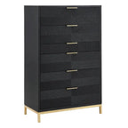 Ensemble de chambre à coucher Elea à chevrons sculptés par iNSPIRE Q Bold