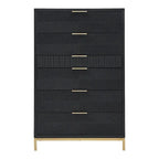 Ensemble de chambre à coucher Elea à chevrons sculptés par iNSPIRE Q Bold