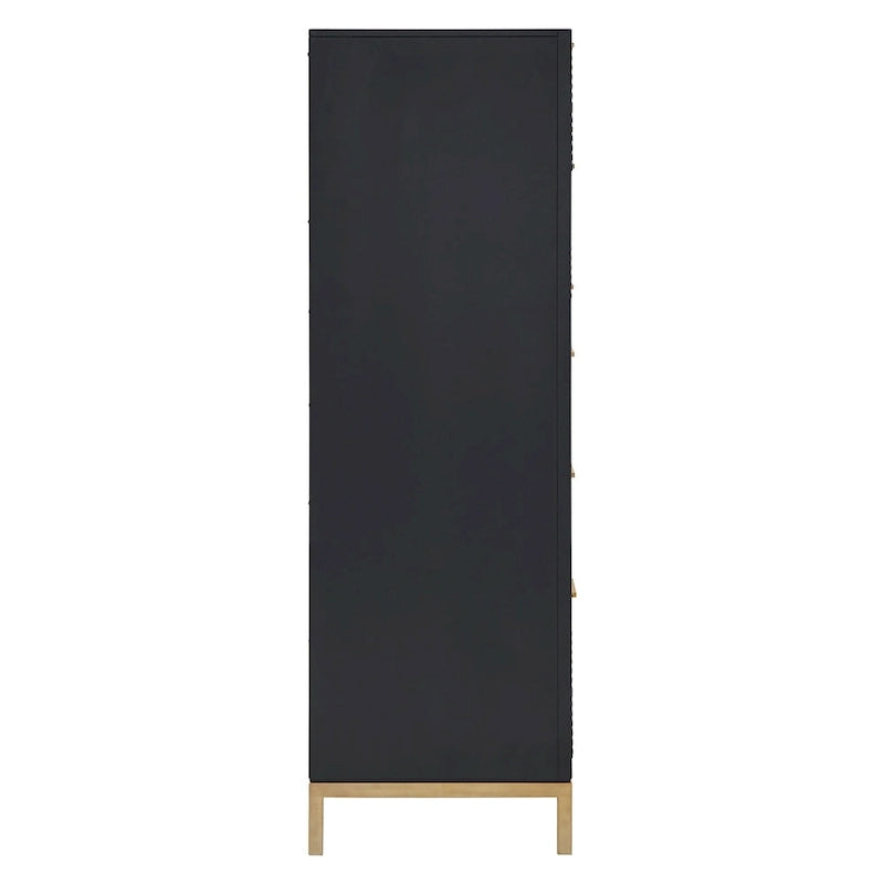 Ensemble de chambre à coucher Elea à chevrons sculptés par iNSPIRE Q Bold