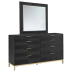 Ensemble de chambre à coucher Elea à chevrons sculptés par iNSPIRE Q Bold