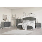 New Classic Furniture Worthington 4-piece Bedroom Set with Nightstand