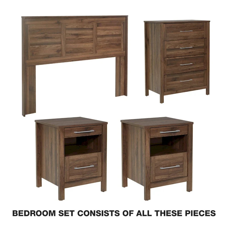 Ensemble de chambre à coucher Stonebrook 4 pièces