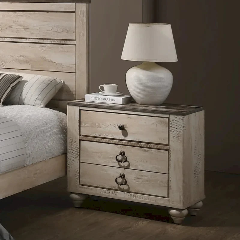 Ensemble de chambre à coucher contemporain 6 pièces Roundhill Furniture Imerland pour lit queen