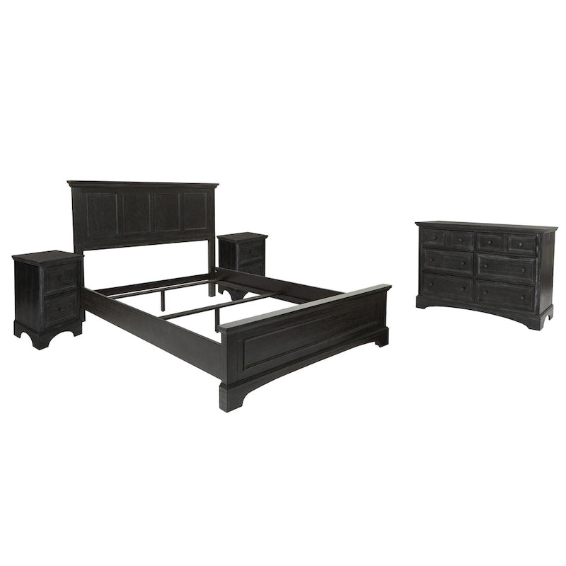 Ensemble de chambre à coucher Farmhouse Basics 4 pièces pour lit queen