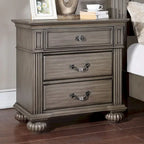 Ensemble de chambre à coucher traditionnel Vame en bois gris, 5 pièces, par Furniture of America