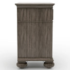 Ensemble de chambre à coucher traditionnel Vame en bois gris, 5 pièces, par Furniture of America